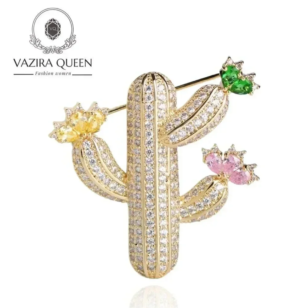 VQ Cactus Brooch